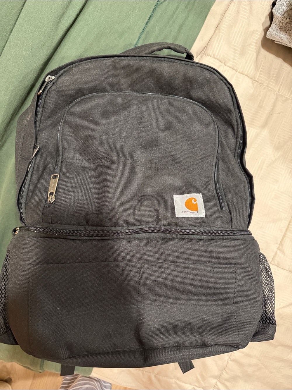 Carhartt Black Canvas Backpack/Cooler
